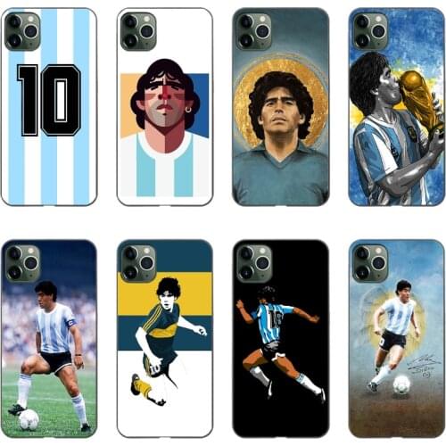 Maradona By Kusturica Phone Case Black Soft Cover For Iphone 12Pro Mini 11Pro Max Se2 6 7 8 plus X XS XR Xsmax For Samsung S20