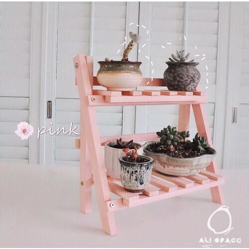2Tier BambooWooden Plant Flower Floor Stand Shelves Rack Plant Flower Display Stand Shelf Storage Rack Outdoor Holder Garden