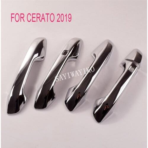 For Kia Cerato k3 K4 2019 2020 2021 chrome door handle cover car accessories