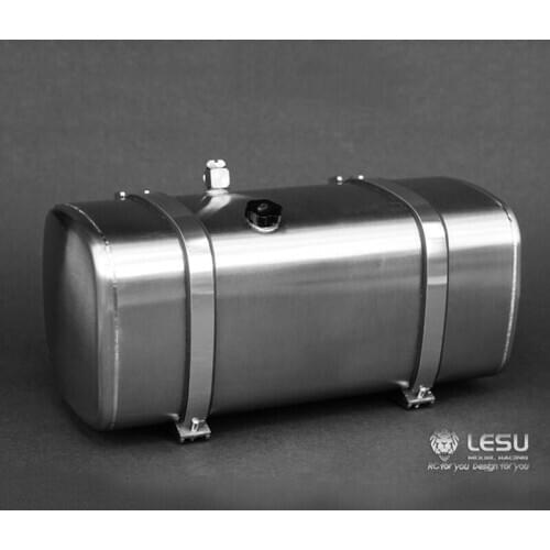 119mm LESU Metal Oil Tank for 1/14 RC DIY Model TAMIYA Tractor Truck Hydraulic Dumper Trailer Scania MAN Benz