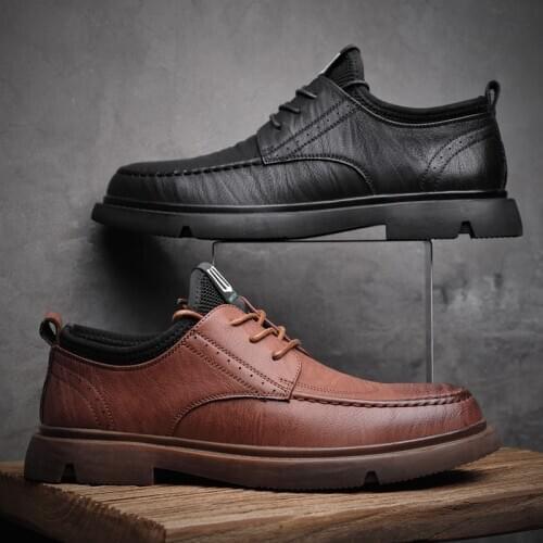 Mens shoes in the fall of the leisure shoes non-skid British men in 2020, the new mens business casual joker