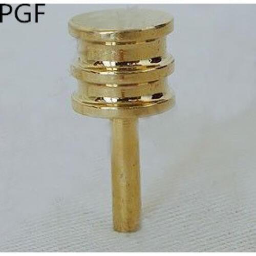 PGF 3mm, 4mm Round groove brass wheel edge brass iron scalp leather carving tool