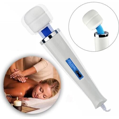 1Pc Wand Handheld Massager Super Vibrating Massage Wand 30 Frequency Full Body Massage AV Wand High/Low/Low Switch