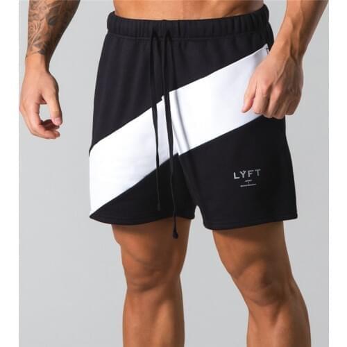 Japan & UK Patchwork 2021 Summer Jogging Shorts Pants MenS Gym Fitness Men Bodybuilding Training Sports Shorts 4 color
