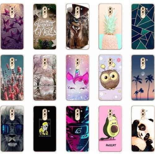 Silicone Cover For Huawei Honor 6X Case TPU Phone Case For Huawei Honor 6X 6 X Back Coque Bumper fundas Flower