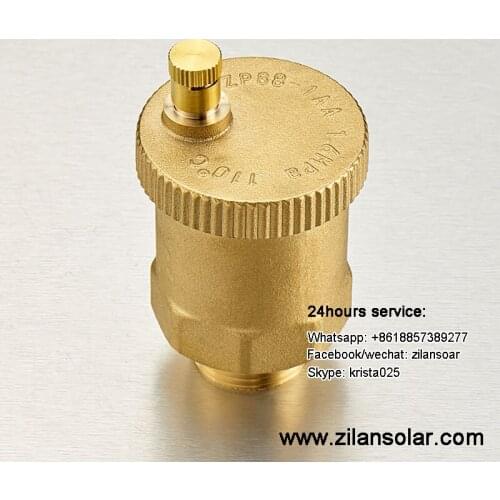 DN15 solar boiler brass air vent