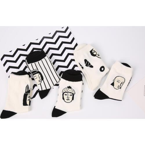 SP&CITY Womens Black Socks