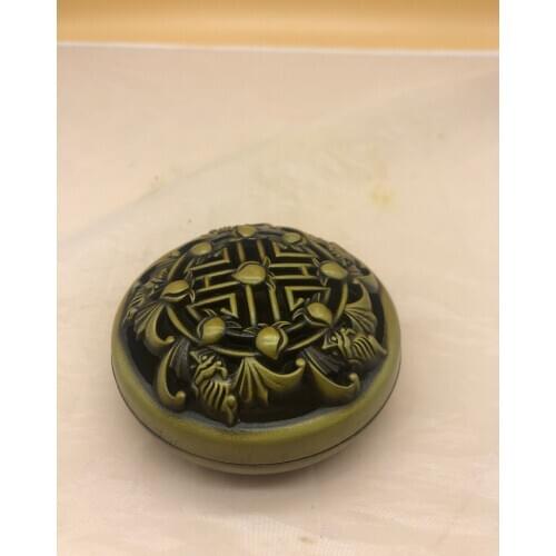 China Antique censer Old Brass Incense burner Handwarmer censer