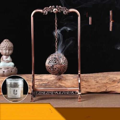 Antique copper color incense ball aromatherapy ball sachet ball alloy incense burner