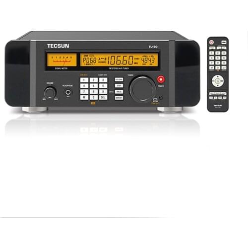 Tecsun TU-80 HIFI FM Broadcast Audio Tuner DSP Signal Processing ，Frequency 64~108MHz，Tuning 0.1MHz/0.01MHz