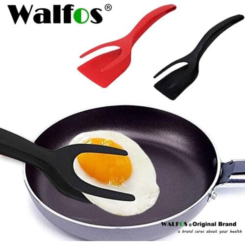 2 in 1 Non-Stick Fried Egg Turners Pancake Toasted Bread Grip and Flip Spatula Kitchen Utensils Cooking Tool Kitchen Accessories