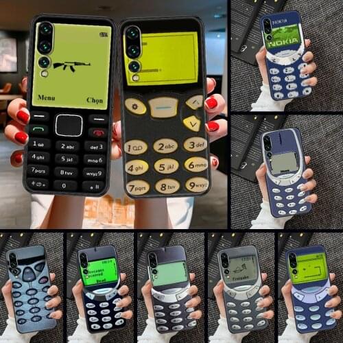 Funny Nokia Phone case For Huawei P Mate P10 P20 P30 P40 10 20 Smart Z Pro Lite 2019 black pretty bumper art waterproof trend
