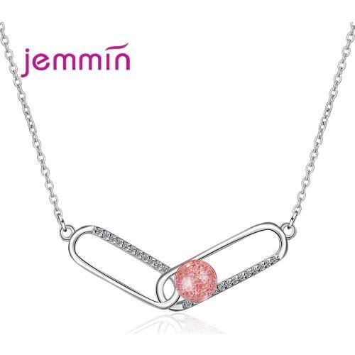 New 925 Sterling Silver Simple Necklace For Women Ladies Latest Fashion Jewelry Best Gift For Lover