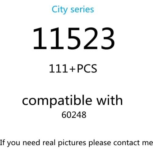 111PCS 11523 Building Block Toy City Series 60248 Assembled Building Blocks Childrens Toy Gifts