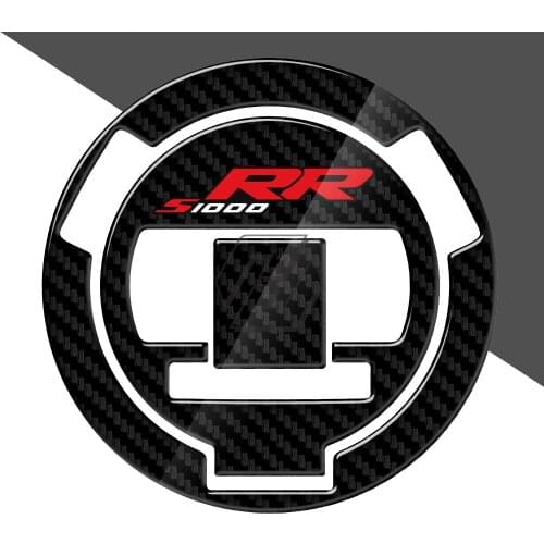 3D Carbon-look Motorcycle Fuel Gas Cap Protector Decals Case for BMW S1000RR S1000 RR 2014 2015 2016