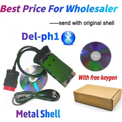 4pcs/lot Factory Price! NEW VCI VD DS150E CDP vd tcs cdp pro bluetooth for delphis obd2 diagnostic tool with new relays with usb