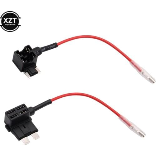 12V MINI SMALL MEDIUM Size Car Fuse Holder Fuse Tap Adapter with 10A Micro Mini Standard ATM Blade Fuse