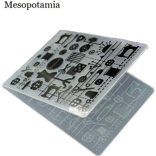 DIY Scrapbooking Relief Bump Clipping Sewing Embossing File Templates Plastic Template Garden Crafts Sewing Embossing Folders