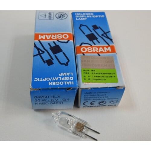 For 10PSC OSRAM HLX64250 6V20W Bulb,Xenophot NAED 54261,ANSI ESB,HLX 64250 6V 20W G4 Halogen Lamp,LIF M/30
