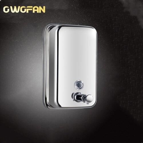 Liquid Soap Dispensers 800ml Stainless Steel Touch Manual Soap Dispenser Bathroom Kitchen Dispenser For Liquid Soap 4ABC-800ML