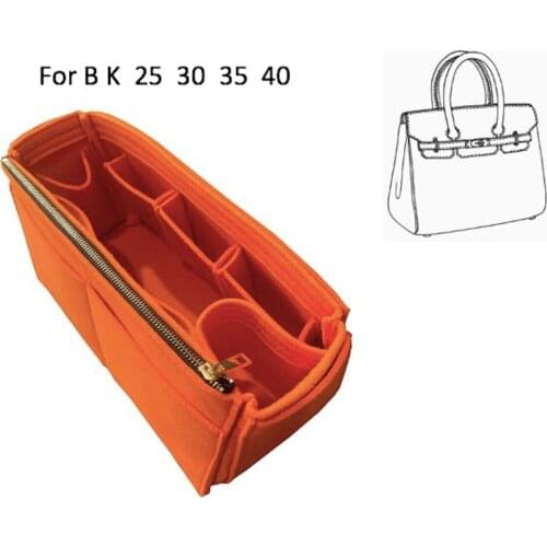 Forb ir kin S25 30 35 40 Felt Bag Organizer Insert Bag Shapers Bag Purse Organizers-3MM Premium Felt(Handmade/20 Colors