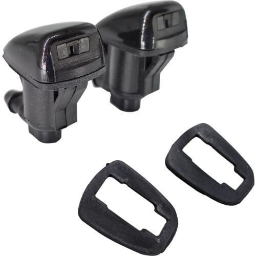 2x Auto Car Front Windshield Wiper Nozzle Washer Jet Fit For Toyota Sienna XL20 Corolla E121 Camry XV30 Spray Nozzle Washer Jet