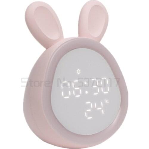 Cute Led Digital Clock Creative Alarm Bedroom Electronic Desk Luminous Intelligent Digital Clock Zegar Home Decor Clock DB60SZ