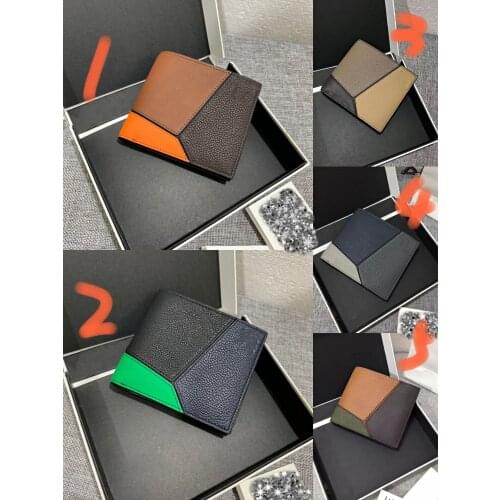 Supply Mens Wallet Leather Horizontal Short Wallet Retro Casual Leather Wallet