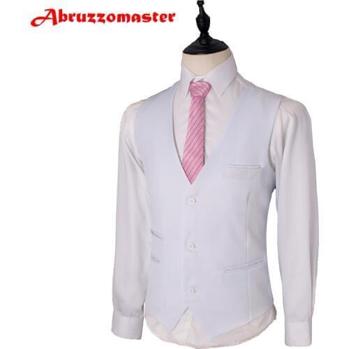 Man Vest Class V Collar Man Waistcost 1 Piece vest 3 buttons Man Waistcost
