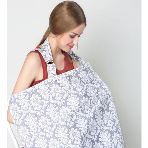 Udder Covers Breast Feeding Nursing Cover Privacy Baby Feeding Apron Cotton Infant Breathable Cloth Baby Monitor Neckline Cover
