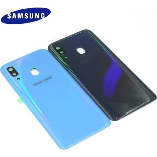 Original Samsung Galaxy A40 2019 Back Housing Battery Cover For Galaxy a40 A 40 SM-A405F Rear Door Replacement Parts+Camera Lens