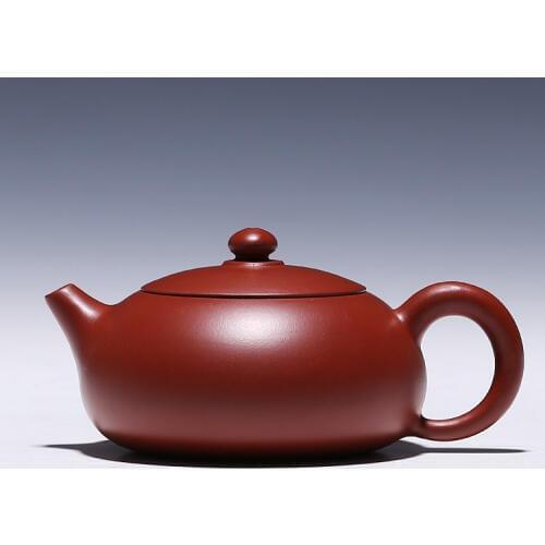 Flat beauty pot about 140CC authentic Yixing famous health teapot Dahongpao red clay ore POT H2015