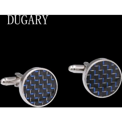 DUGARY Luxury shirt cufflinks for mens Brand cuff buttons cuff links High Quality round wedding abotoaduras Jewelry gemelos