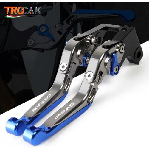 For SUZUKI SV650 SV650/X SV650 2016 2017 2018 2019 2020 2021 Motorcycle Accessories Folding Extendable Brake Clutch Levers