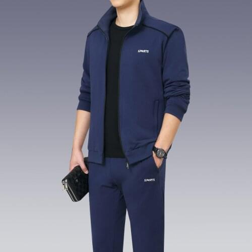 2PCS Spring Autumn Tracksuits 2021 NEW Men Sport Set Running Gym Solid Color Zipper Sportswear Set Male Jogger Hoodie Sporting