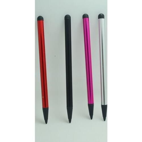 Capacitive Stylus Pen, Silicone & Hard Plastic Tip 2 in 1 Touch Screens Stylus Pen for Mobile Phones, Handwriting Pads, Tablets