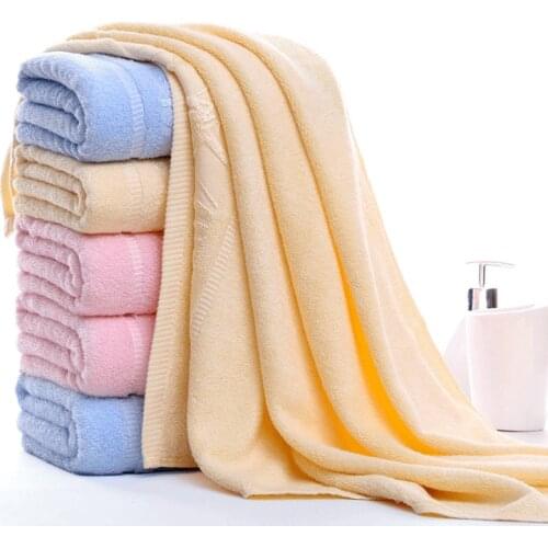 70*140cm Ultra-fine Fiber Bath Towel Absorbent Beach Swim Sport Towel Sheet Adult Bath Towels Solid Color Soft For Bathroom