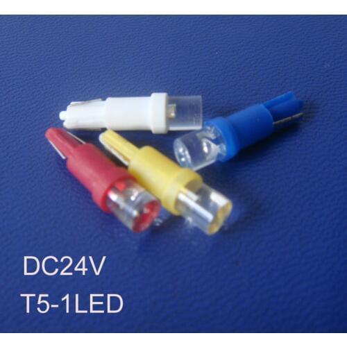 High quality 24V T5 led Instrument lights,T5 DC24V led Indicator lights Led Warning light Signal light free shipping 20pcs/lot