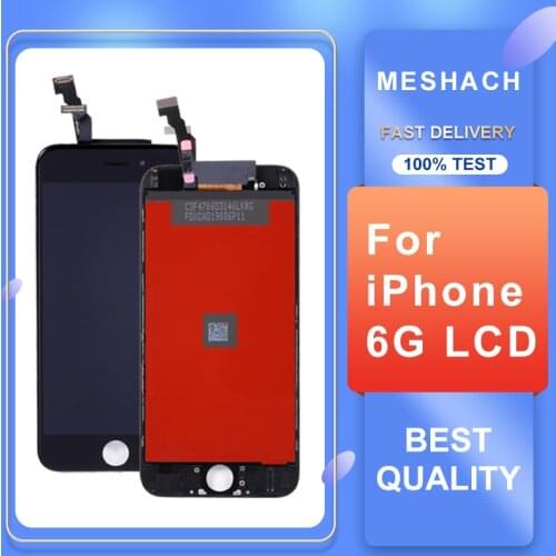 LCD Display Mobile Phone Parts Repair Refurbished For iPhone 6G 6 Touch Screen Replacement Digitizer Assembly No Dead Pixel