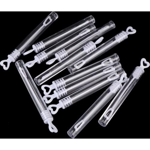 12pcs/lot Empty Bubble Soap Bottles Wedding Favors Baby Shower Birtay Party Decoration Kids Toy Bubbles Maker Outdoor