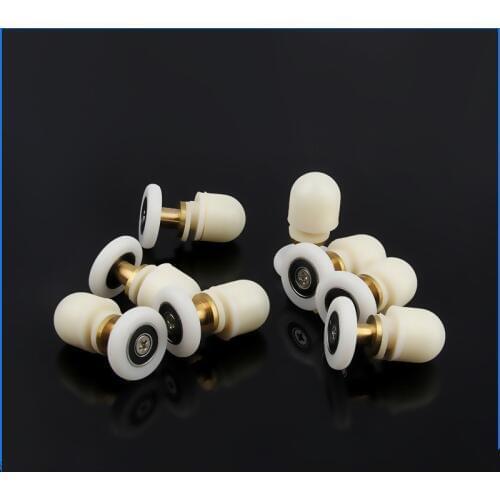4pcs/8pcs Door Rollers Home Bottom Top Shower Door Rollers/Runners/Wheels Replacement Single Wheel for Shower Enclosures Cabins
