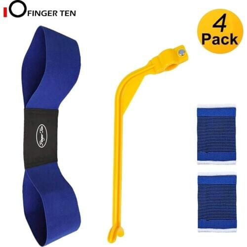 4 Pcs/Set Hot Posture Correction Golf Swing Trainer Beginner Training Aid Set Arm Band Wrist Bands Practice Guide for Golfer