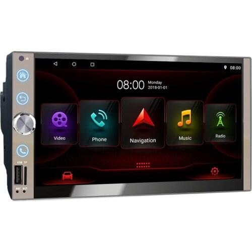 2 Din 7inch Car Radio Stereo Android 10.0 BT Wifi GPS Navigation Autoradio Head Unit DAB OBD Mirror Link