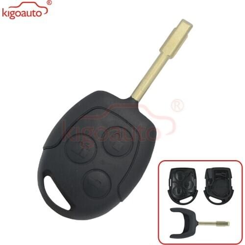 Kigoauto Car Remote Key shell case cover Suit for Ford Fusion Focus Mondeo Fiesta Galaxy FO21 Blade