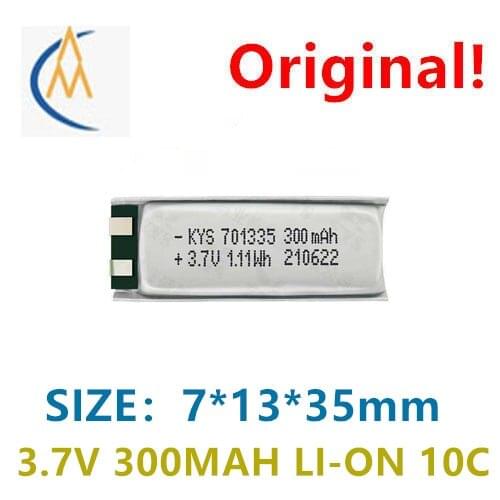 Pure cobalt 10C 3A discharge 300mAh 701335 701436 polymer lithium battery aircraft model power toy cell is durable