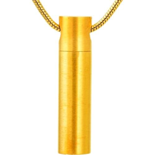 CMJ2023 10pcs Urn Charms Polished Urn Lockets Cremation Urn Pendant Necklace for Ashes Cylinder Stainless Steel Jewelry