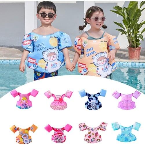 Baby float Swim ring childrens pool baby swim rings foam cartoon kids swimming floats ring arm sleeve Safety life jacket kids