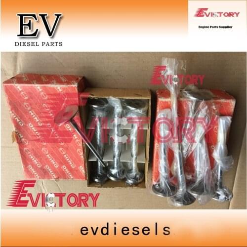 For Hino bus engine H06C H07C H07CT H07D intake valve + exhaust valve
