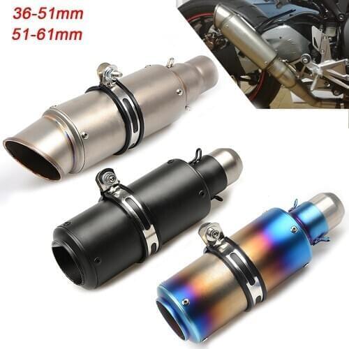 FOR DUCATI MONSTER 696 796 796 848 CB500 CB600 CB750 CB900 CB1000 CB1300 CB190R ATV Motorcycle Exhaust Modify Pipe With Muffler