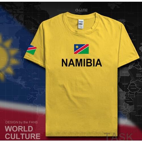 Namibia mens t shirts fashion 2017 jersey nation team 100% cotton t-shirt clothing tees country sporting footballer NAM Namibian